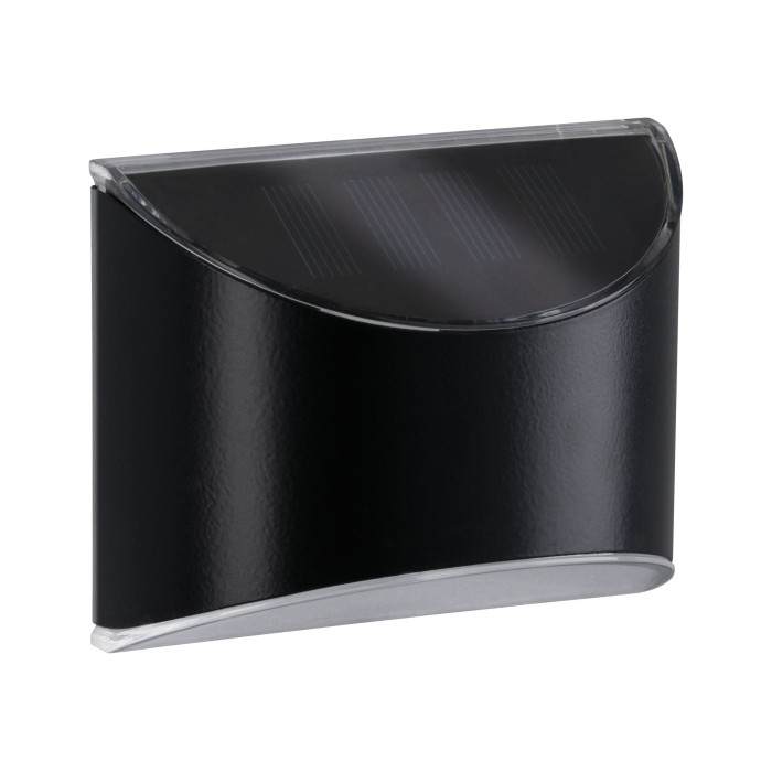 Aplică solară IP44 3000K metal/plastic, negru [2]