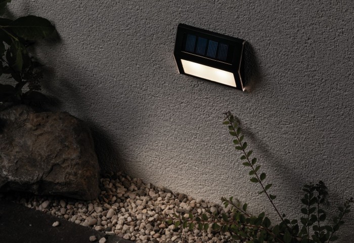 Aplică solară IP44 3000K metal/plastic, negru [3]