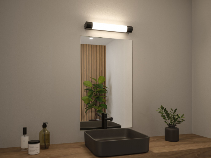 Aplică de baie Orgon Prise LED, IP44, 3000K, 600lm, 230V, 7,5W, negru [3]