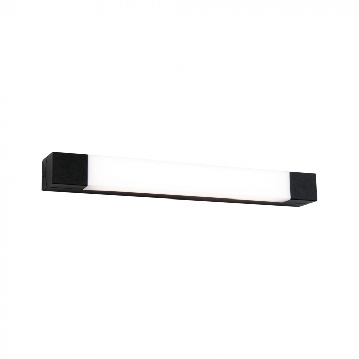 Aplică de baie Quasar LED, IP44, 3000K, 600lm, 230V, 7,5W, negru [2]