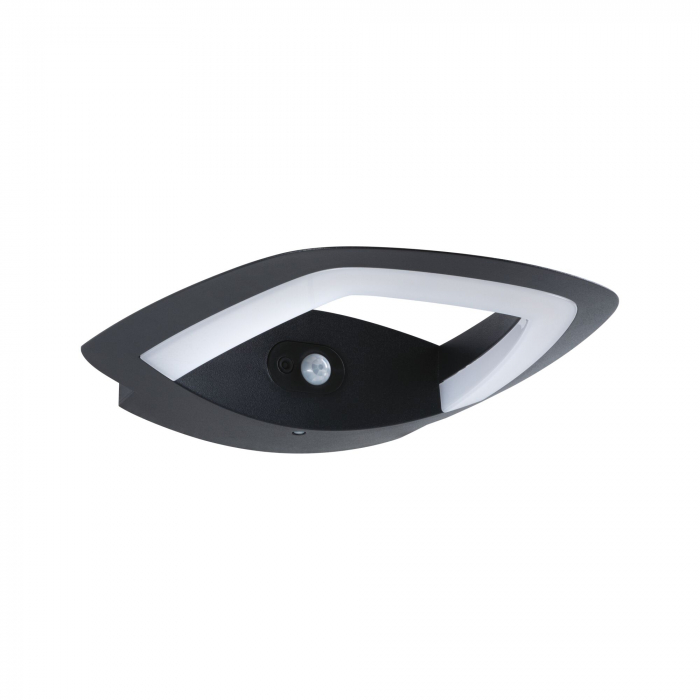 Aplică de exterior Akena LED, senzor de mișcare, IP44, 243x254mm, 3000K, 11W, 800lm, 230V, antracit, aluminiu [2]