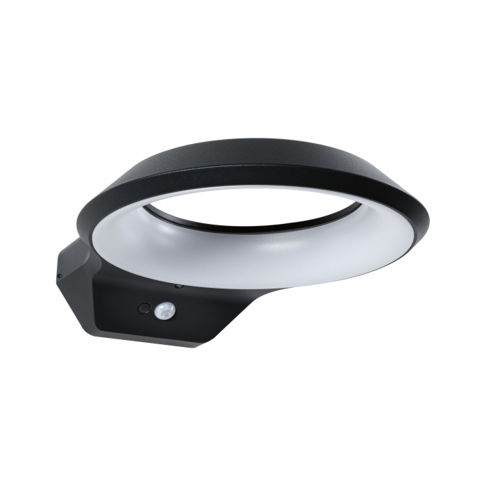 Aplică de exterior Anela LED, senzor de mișcare, IP44, 245x309mm, 3000K, 12,5W, 700lm, 230V, antracit, aluminiu [2]