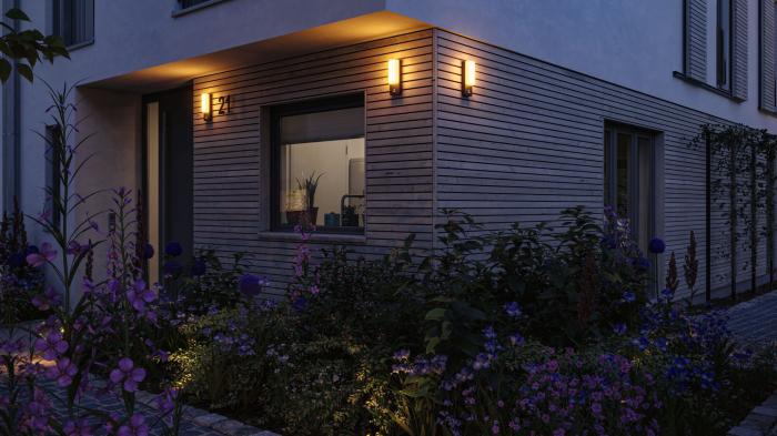 Aplică de exterior Bonnie LED, IP44, 93x77mm, 3000K, 8,5W, 560lm, 230V, antracit, aluminiu, senzor de mișcare [4]
