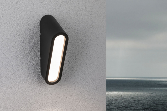 Aplică de exterior Cliff LED, IP44, 64x116mm, 3000K, 9,5W, 300lm, 230V, antracit, aluminiu [8]
