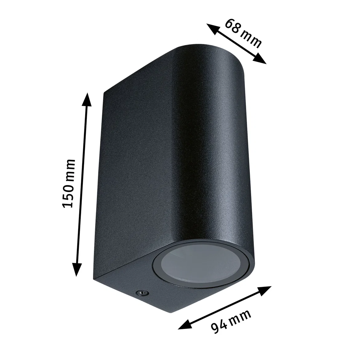 Aplică de exterior Perugia, IP44, max. 2xGU10, negru mat, aluminiu [2]