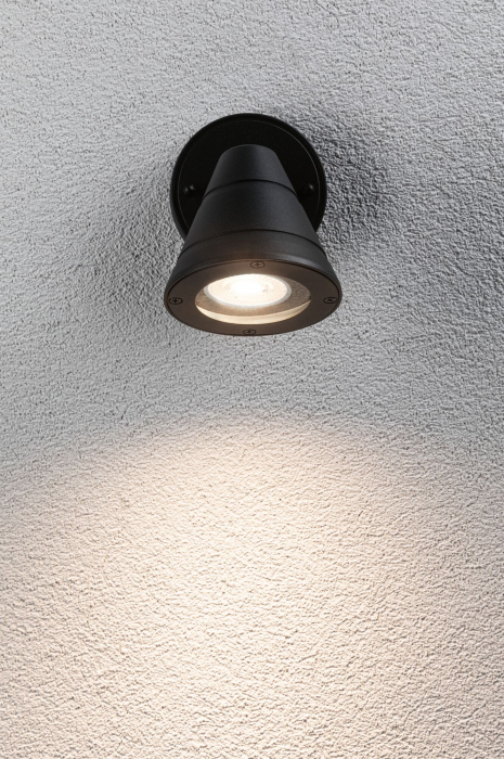 Aplică de exterior Trian, IP44, rotund, 100x125mm, max. 35W, 230V, antracit, aluminiu [5]
