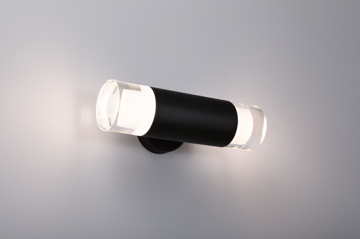 Aplică Kame IP44, 3000K, 460lm, 230V, 2x4W, negru Signal [4]