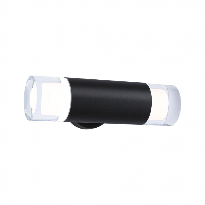 Aplică Kame IP44, 3000K, 460lm, 230V, 2x4W, negru Signal [7]