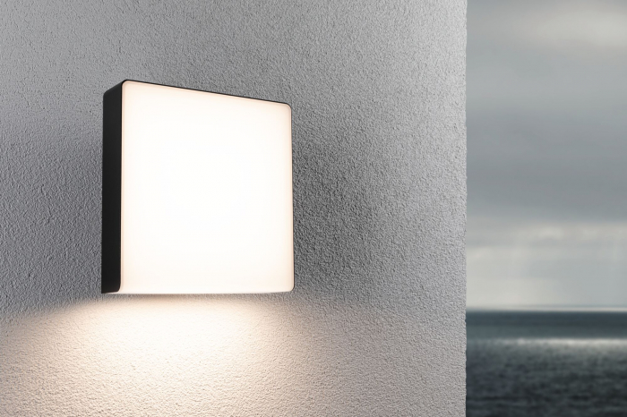 Aplică LED de exterior Azalena, cu senzor de mișcare, IP44, 3000K, 8,5W, 700lm, 230V, antracit [5]