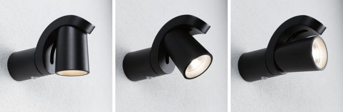 Aplică LED de exterior Cuff, cu senzor de mișcare, IP44, 3000K, 10W, 700lm, 230V, 70°, antracit [5]
