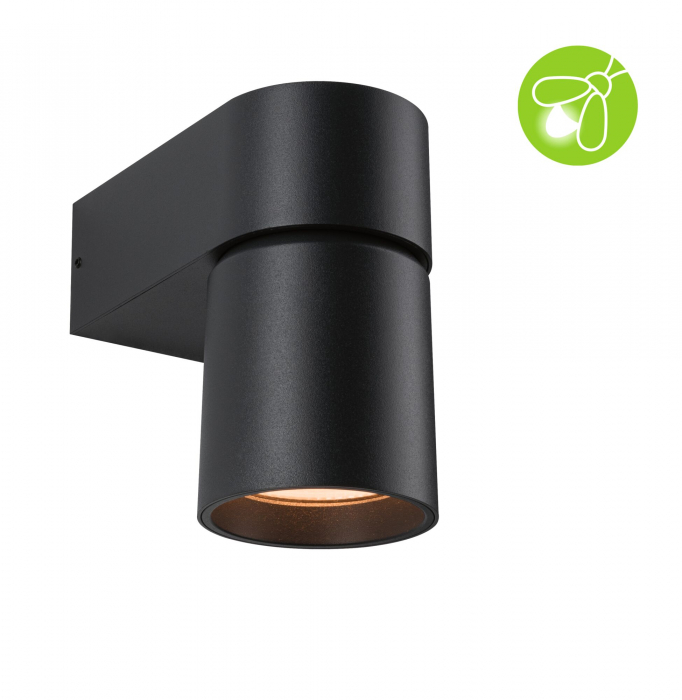 Aplică LED de exterior Kimu, "insect friendly", IP44, 80mm, 2200K, 7,8W, 500lm, 230V, 70°, antracit [2]