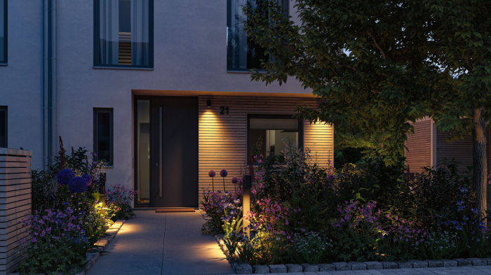 Aplică LED de exterior Kimu, "insect friendly", IP44, 80mm, 2200K, 7,8W, 500lm, 230V, 70°, antracit [8]
