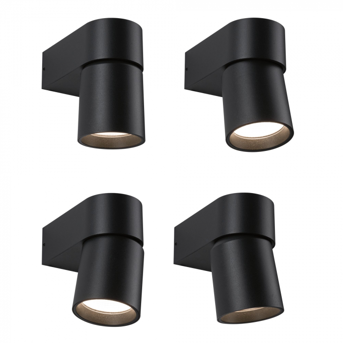 Aplică LED de exterior Kimu, IP44, 80mm, 3000K, 8W, 500lm, 230V, 70°, antracit [4]