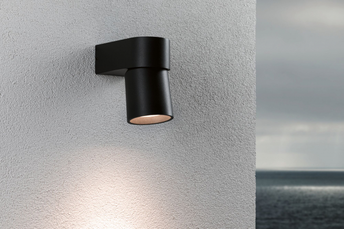 Aplică LED de exterior Kimu, IP44, 80mm, 3000K, 8W, 500lm, 230V, 70°, antracit [5]