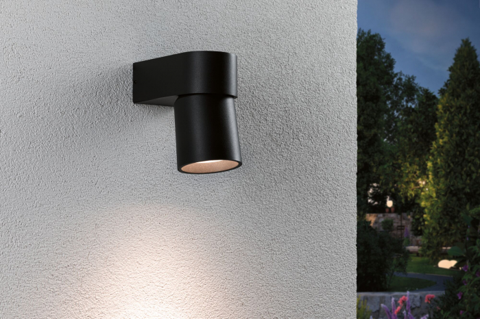 Aplică LED de exterior Kimu, IP44, 80mm, 3000K, 8W, 500lm, 230V, 70°, antracit [6]