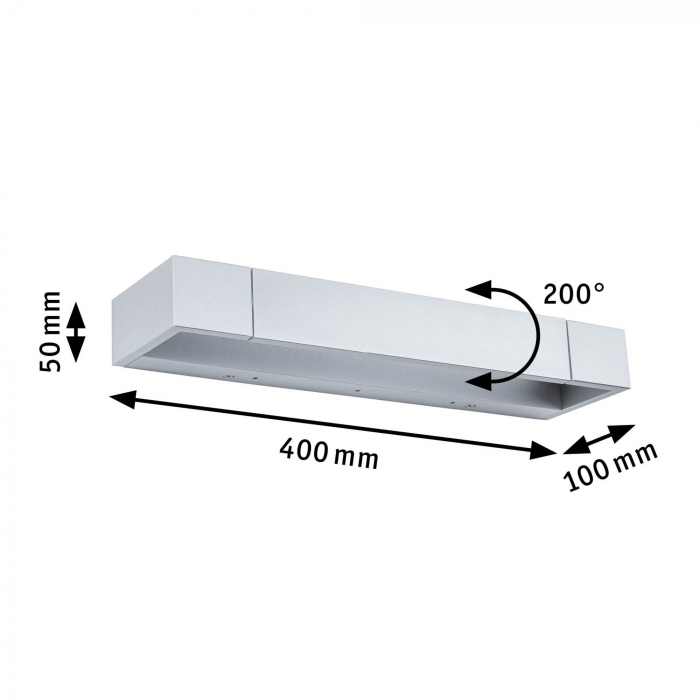 Aplică LED Lucille, IP44, 2700K, 1000lm, 230V, 11W, aluminiu mat, flux luminos variabil [4]