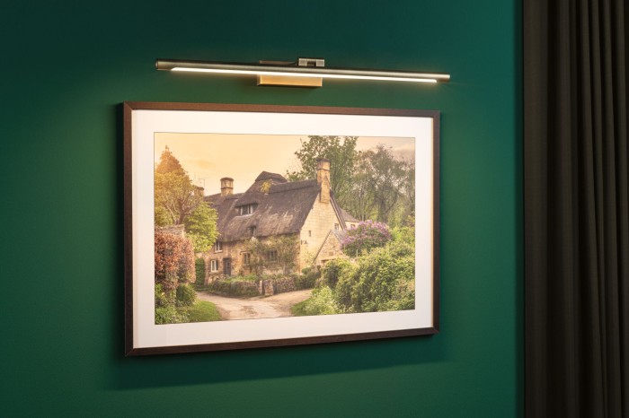 Aplică LED pentru tablouri Mingo, 600mm, 11W, bronz învechit [3]