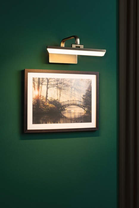 Aplică LED pentru tablouri Renan, 300mm, 6W, bronz învechit [3]