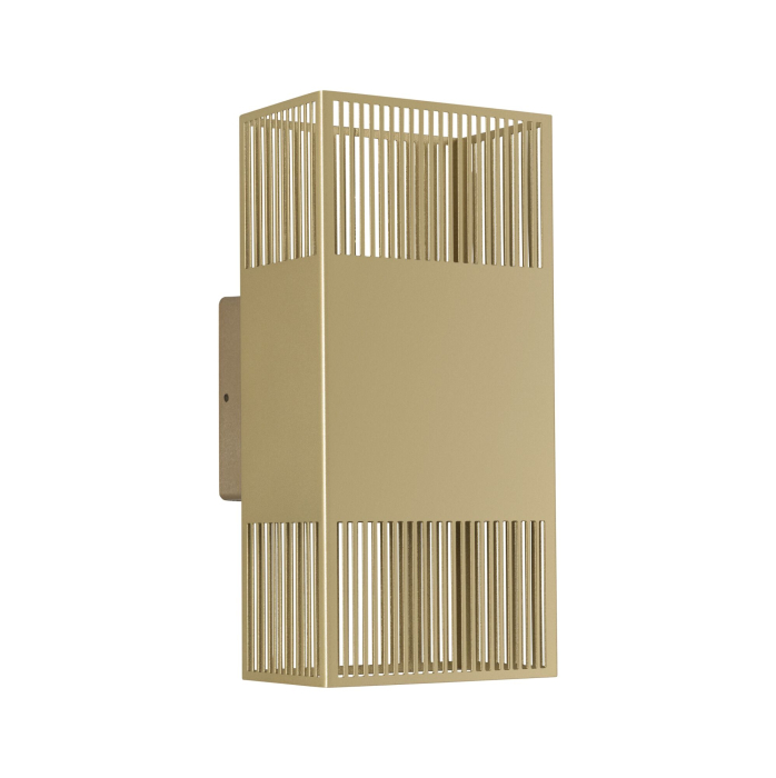 Aplică LED Tharin, IP44, 3000K, 120x104mm, 2x3,7W, auriu [2]