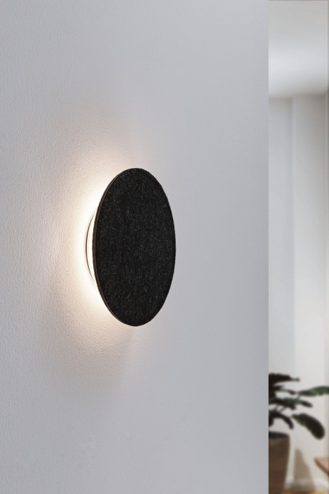Aplică LED Tulga, 2700K, 1000lm, 230V, 15W, antracit, cu flux luminos variabil [2]