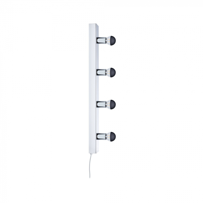 Aplică pentru oglindă Regula II, IP20, E14, 230V, max. 4x40W, crom [9]