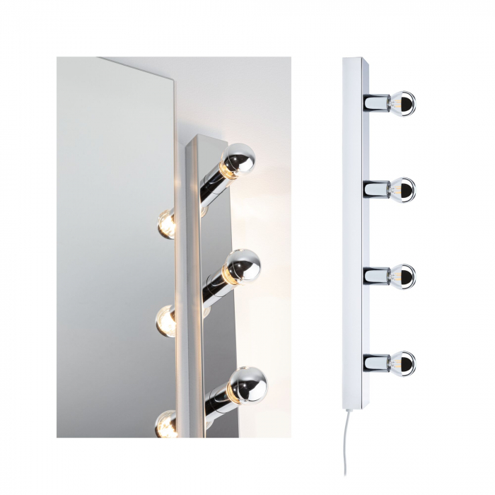 Aplică pentru oglindă Regula II, IP20, E14, 230V, max. 4x40W, crom [2]