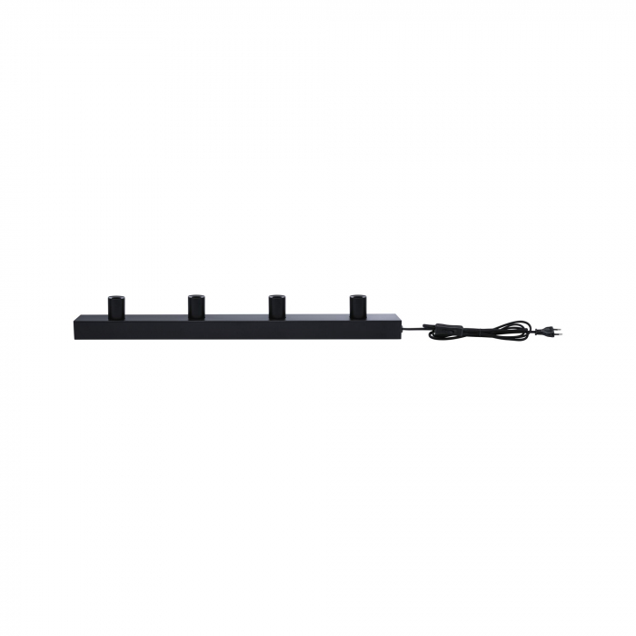 Aplică pentru oglindă Regula II, IP20, E14, 230V, max. 4x40W, negru [1]