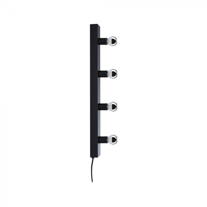 Aplică pentru oglindă Regula II, IP20, E14, 230V, max. 4x40W, negru [9]