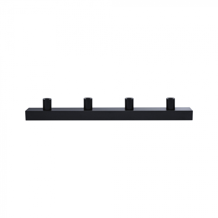 Aplică pentru oglindă Regula II, IP44, E14, 230V, max. 4x40W, negru [1]