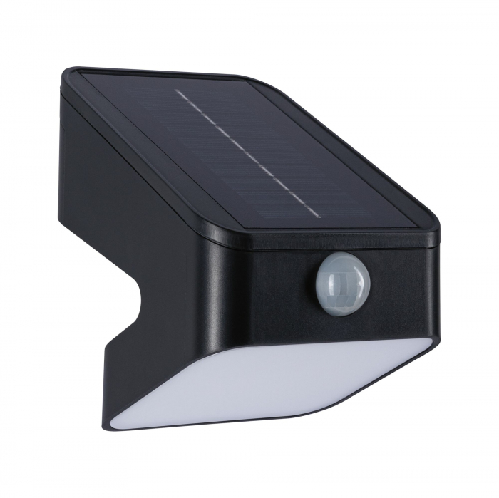 Aplică solară LED Lesly, senzori de mișcare și crepuscular, IP65, 113x126mm, 3000K, 5,5W, antracit, plastic [13]