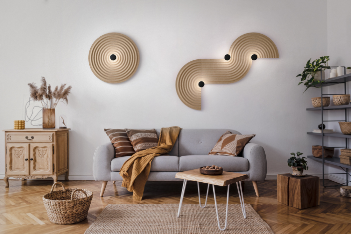 Aplică TAPIS SOFT 1.0 LED 2700K, roșu oxid, fetru [3]