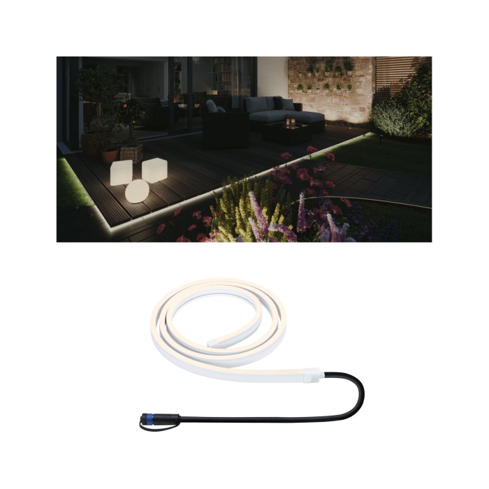 Bandă LED Plug & Shine Smooth, IP68, 3000K, 12W, alb, 2m [3]