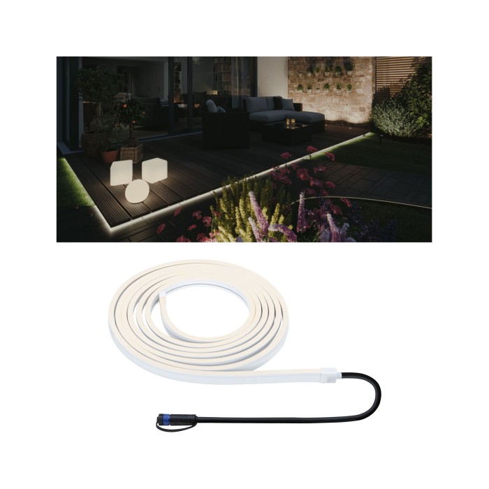 Bandă LED Plug & Shine Smooth, IP68, 3000K, 26W, alb, 5m [3]