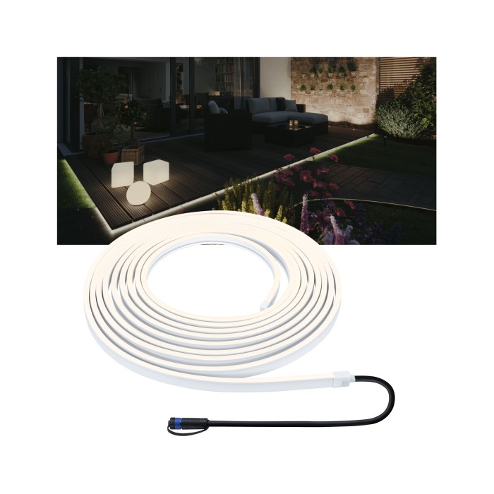 Bandă LED Plug & Shine Smooth, IP68, 3000K, 46W, alb, 10m [3]