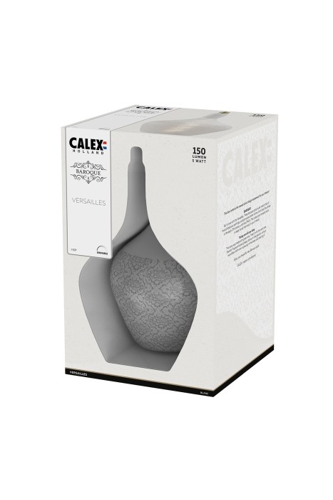 Bec decorativ LED Calex Versailles Baroque, alb, 5W, 1800K, E27, cu flux luminos variabil [3]