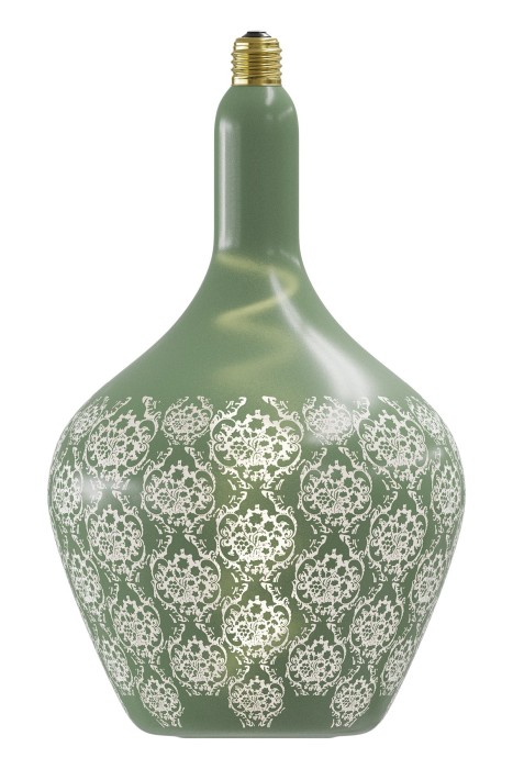 Bec decorativ LED Calex Versailles Baroque, verde, 5W, 1800K, E27, cu flux luminos variabil [3]