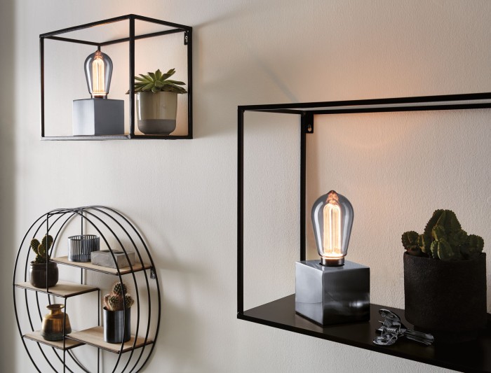 Bec Edison Inner Glow LED Arc E27, 230V, 80lm, 3,5W, 1800K, sticlă afumată [5]