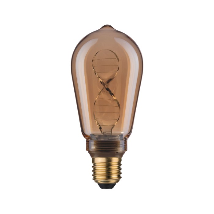 Bec Edison Inner Glow LED Helix, E27, 230V, 180lm, 3,5W, 1800K, auriu [2]