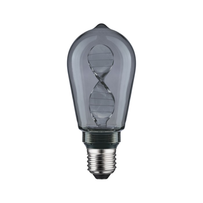 Bec Edison Inner Glow LED Helix, E27, 230V, 90lm, 3,5W, 1800K, sticlă afumată [2]