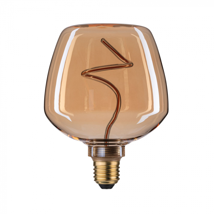 Bec glob Floating Shine, 230V, standard LED, 250lm, 4W, 1800K, cu flux luminos variabil, auriu [2]