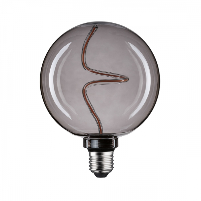 Bec glob Floating Shine, 230V, standard LED, 250lm, 4W, 1800K, cu flux luminos variabil, sticlă afumată [2]