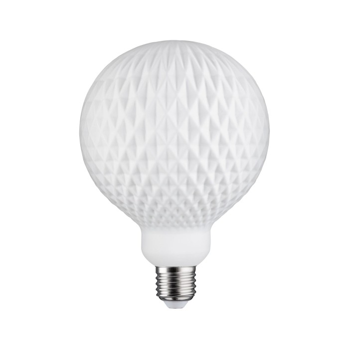 Bec glob LED, White Lampion, cu filament, 230V, 125mm, E27, 400lm, 4,3W, 3000K, alb, cu flux luminos variabil [2]