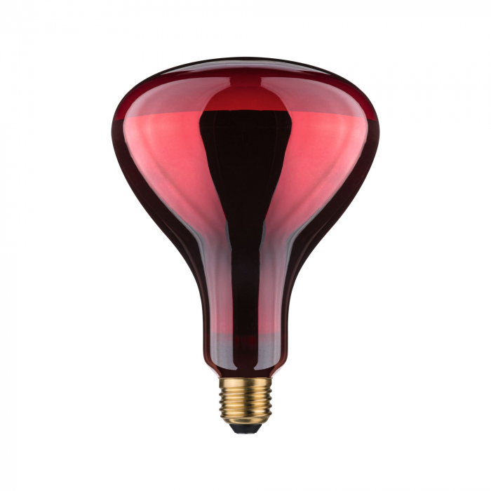 Bec incandescent cu infraroșii, E27, 230V, 110lm, 250W, 1000K, roșu, cu flux luminos variabil [2]