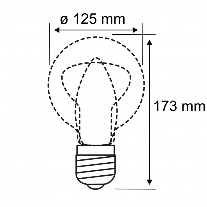Bec incandescent cu infraroșii, E27, 230V, 110lm, 250W, 1000K, roșu, cu flux luminos variabil [3]