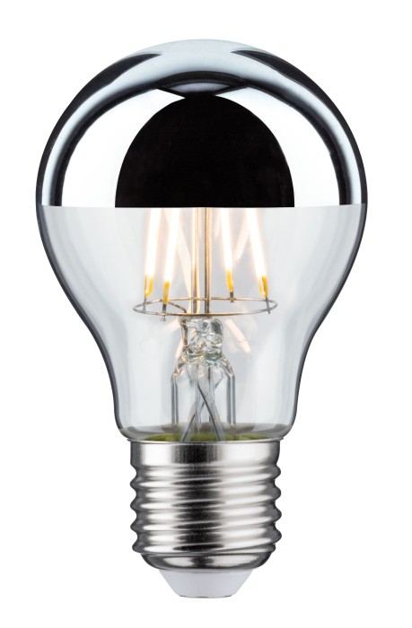 Bec LED AGL cu oglindă 600lm E27 2700K 6,5W 230V argintiu [1]