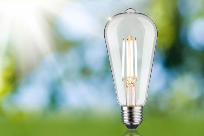 Bec LED Corn Eco-Line, 230V, cu filament, ST64, E27, 806lm, 4,3W, 3000K, flux luminos variabil în 3 pași, clar [3]