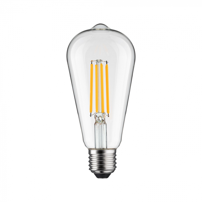 Bec LED Corn Eco-Line, 230V, cu filament, ST64, E27, 806lm, 4,3W, 3000K, flux luminos variabil în 3 pași, clar [2]
