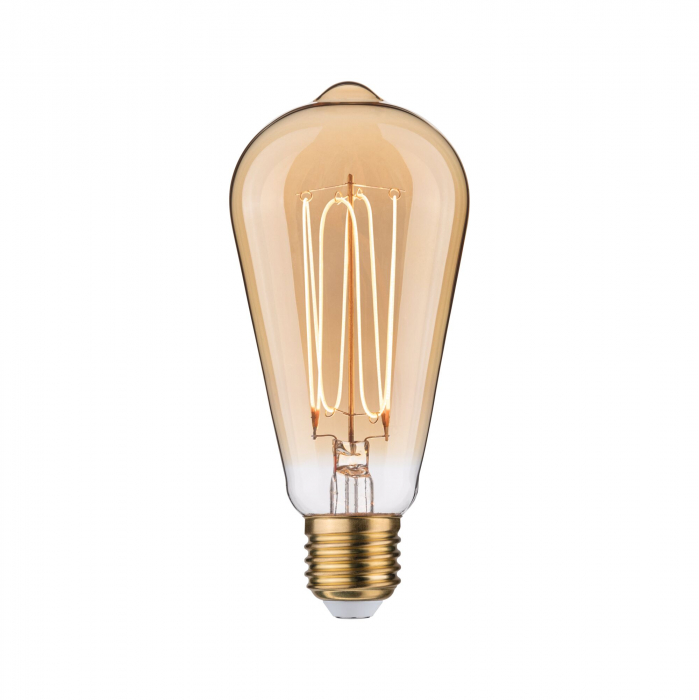 Bec LED Corn Rustic Shine, 230V, cu filament, 300lm, 4,2W, 1800K, flux luminos variabil în 3 pași, auriu [2]
