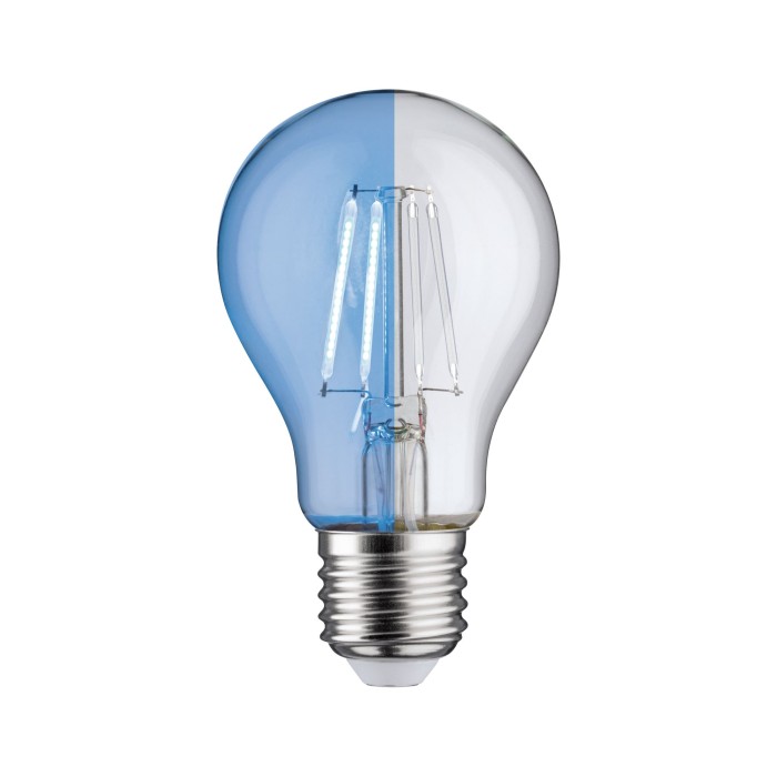 Bec LED cu filament, albastru, AGL 2,2W E27 clar 230V [3]