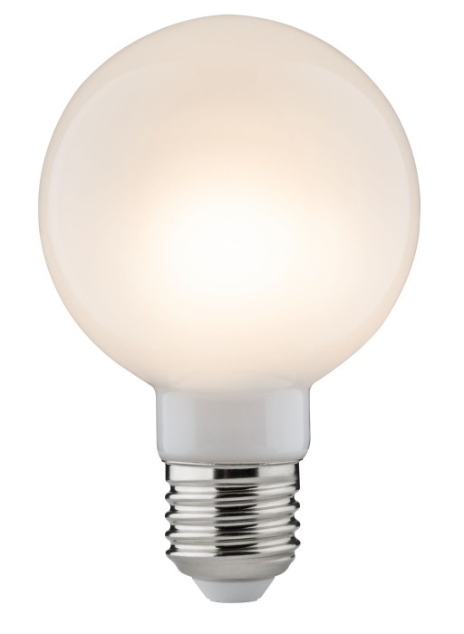 Bec LED cu filament G80 806lm E27 7,5W opal, cu flux luminos variabil 2700K 230V [2]